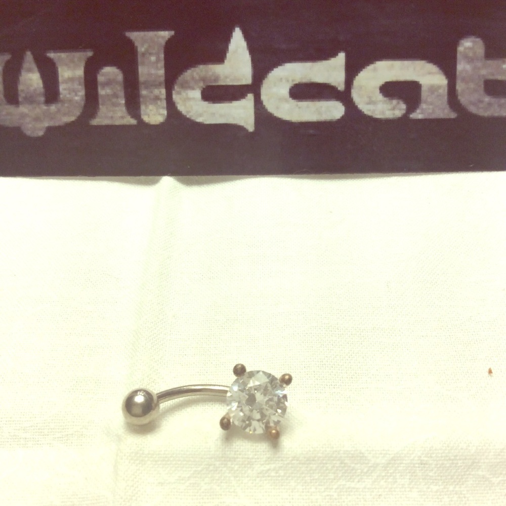 Wildcat Crystal Set Belly Piercing